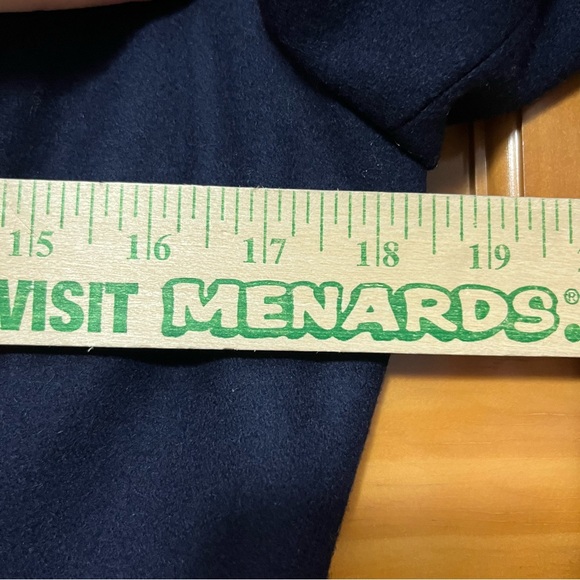 Tulle Anthropologie Wool Blend Pea Coat Size Medium - Picture 11 of 12